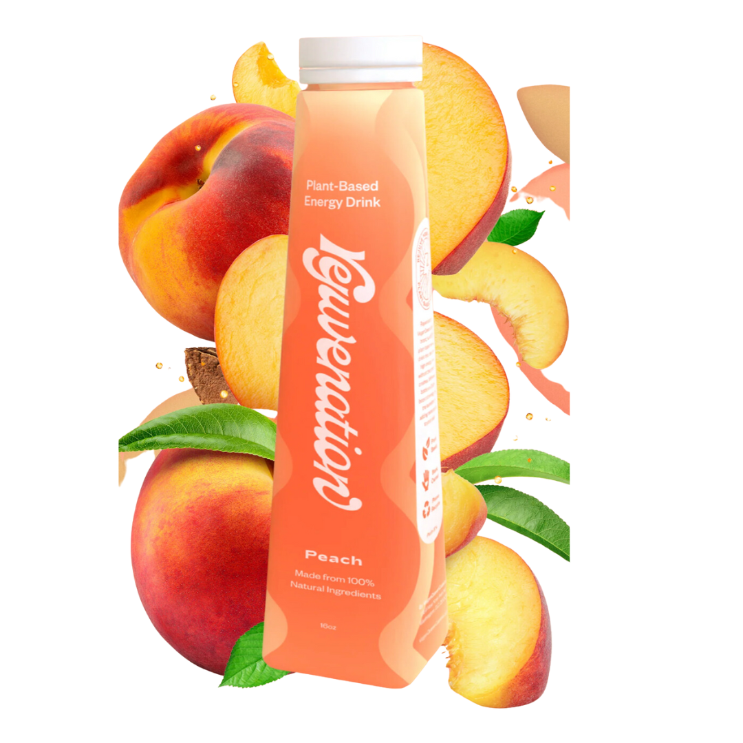 DRINK REJUV Peach Plant Based Energy Drink