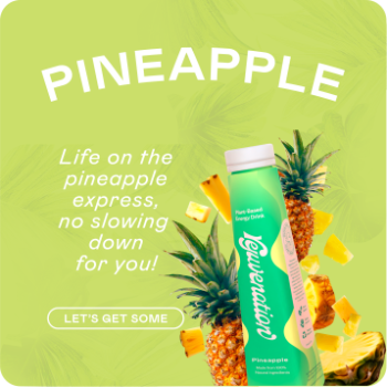 DRINK REJUV Pineapple Plant Based Energy Drink